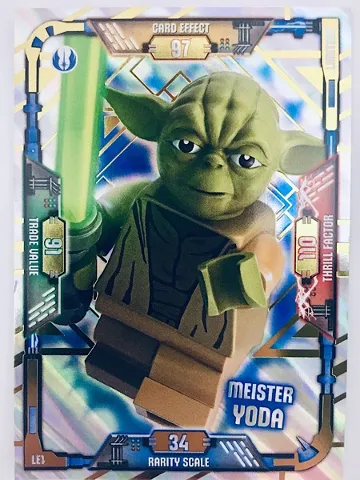 Star Wars Trading Card Game (German) Series 1 - # LE1 Meister Yoda
