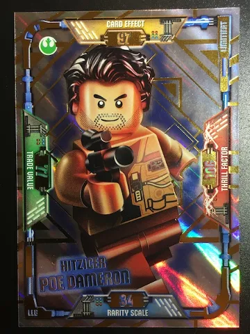 Star Wars Trading Card Game (German) Series 1 - # LE8 Hitziger Poe Dameron