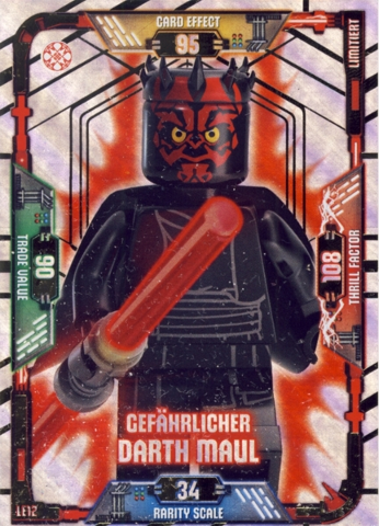 Star Wars Trading Card Game (German) Series 1 - # LE12 Gefährlicher Darth Maul