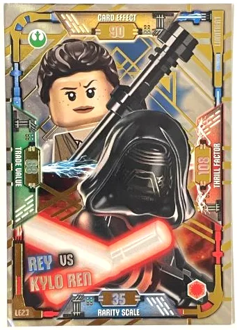 Star Wars Trading Card Game (German) Series 1 - # LE23 Rey vs Kylo Ren