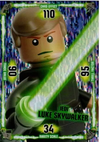 Star Wars Trading Card Game (English) Series 1 - # 3 Jedi Luke Skywalker