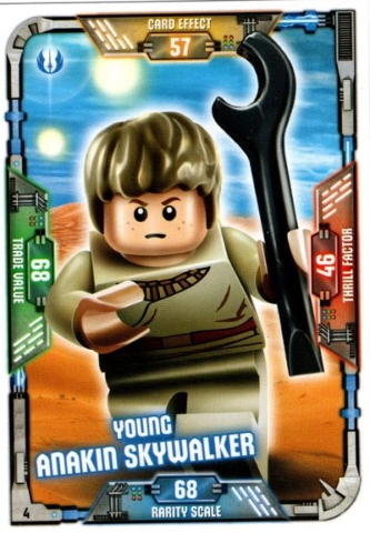 Star Wars Trading Card Game (English) Series 1 - # 4 Young Anakin Skywalker