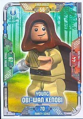 Star Wars Trading Card Game (English) Series 1 - # 7 Young Obi-Wan Kenobi