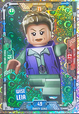 Star Wars Trading Card Game (English) Series 1 - # 21 Wise Leia