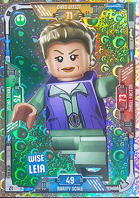 Star Wars Trading Card Game (English) Series 1 - # 21 Wise Leia