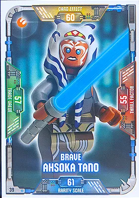 Star Wars Trading Card Game (English) Series 1 - # 39 Brave Ahsoka Tano