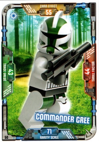 Star Wars Trading Card Game (English) Series 1 - # 50 Commander Gree