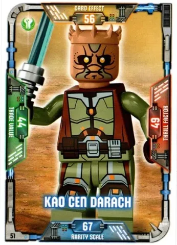 Star Wars Trading Card Game (English) Series 1 - # 51 Kao Cen Darach
