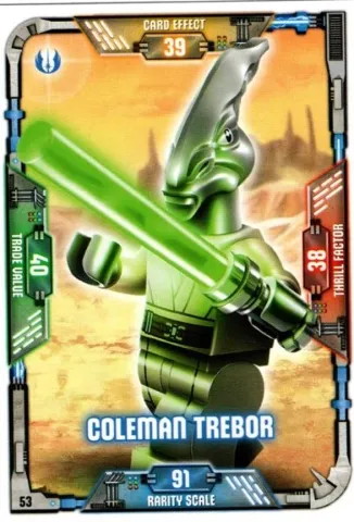 Star Wars Trading Card Game (English) Series 1 - # 53 Coleman Trebor