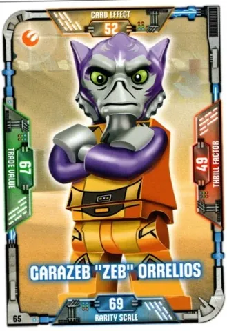 Star Wars Trading Card Game (English) Series 1 - # 65 Garazeb "Zeb" Orrelios
