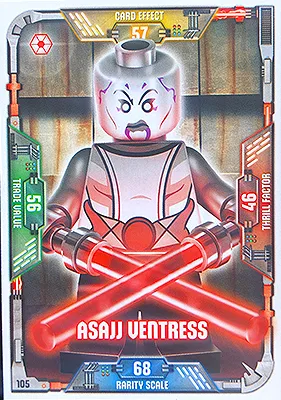 Star Wars Trading Card Game (English) Series 1 - # 105 Asajj Ventress