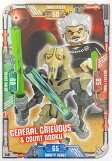 Star Wars Trading Card Game (English) Series 1 - # 148 General Grievous & Count Dooku