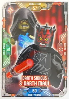 Star Wars Trading Card Game (English) Series 1 - # 151 Darth Sidious & Darth Maul