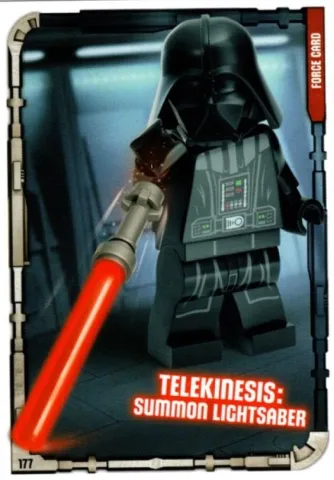 Star Wars Trading Card Game (English) Series 1 - # 177 Telekinesis: Summon Lightsaber