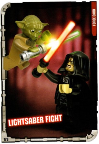 Star Wars Trading Card Game (English) Series 1 - # 179 Lightsaber Fight