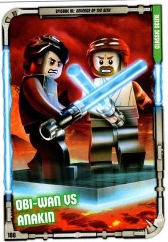 Star Wars Trading Card Game (English) Series 1 - # 188 Obi-Wan vs Anakin