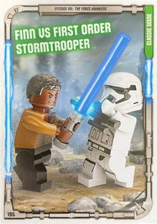 Star Wars Trading Card Game (English) Series 1 - # 195 Finn vs First Order Stormtrooper