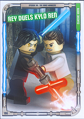 Star Wars Trading Card Game (English) Series 1 - # 198 Rey Duels Kylo Ren