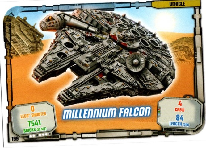 Star Wars Trading Card Game (English) Series 1 - # 199 Millennium Falcon