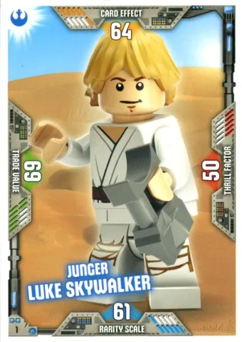 Star Wars Trading Card Game (German) Series 2 - # 1 Junger Luke Skywalker