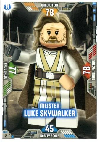 Star Wars Trading Card Game (German) Series 2 - # 2 Meister Luke Skywalker