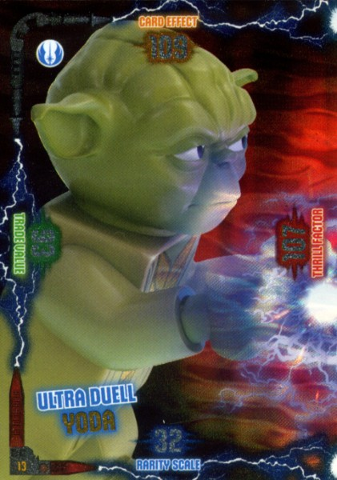 Star Wars Trading Card Game (German) Series 2 - # 13 Ultra Duell Yoda