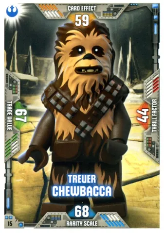 Star Wars Trading Card Game (German) Series 2 - # 15 Treuer Chewbacca