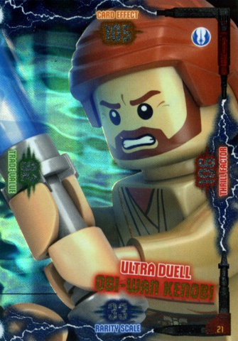 Star Wars Trading Card Game (German) Series 2 - # 21 Ultra Duell Obi-Wan Kenobi