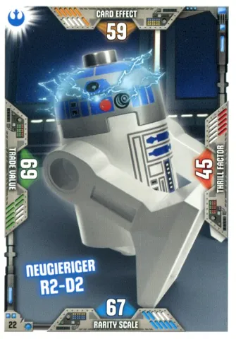 Star Wars Trading Card Game (German) Series 2 - # 22 Neugieriger R2-D2
