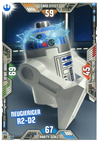 Star Wars Trading Card Game (German) Series 2 - # 22 Neugieriger R2-D2