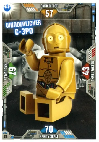 Star Wars Trading Card Game (German) Series 2 - # 25 Wunderlicher C-3PO