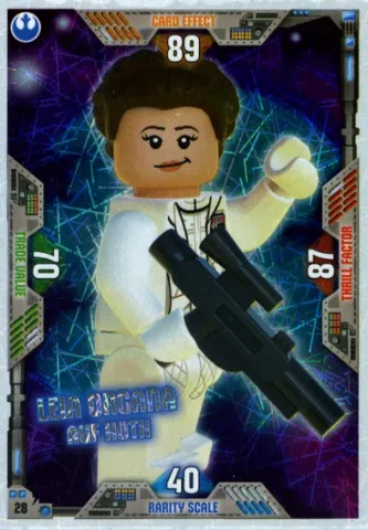 Star Wars Trading Card Game (German) Series 2 - # 28 Leia Organa auf Hoth
