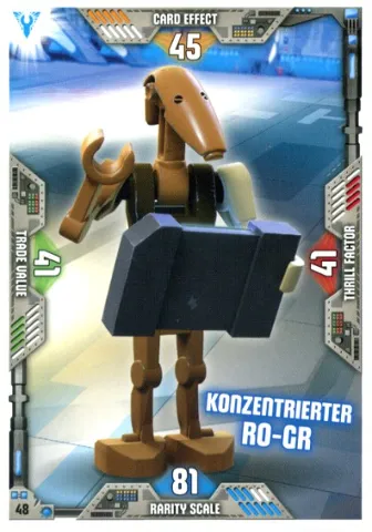 Star Wars Trading Card Game (German) Series 2 - # 48 Konzentrierter R0-GR