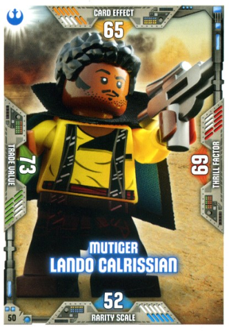 Star Wars Trading Card Game (German) Series 2 - # 50 Mutiger Lando Calrissian