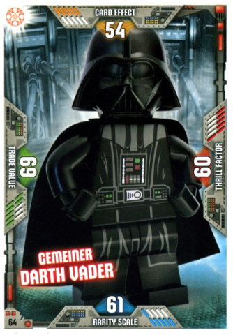 Star Wars Trading Card Game (German) Series 2 - # 64 Gemeiner Darth Vader