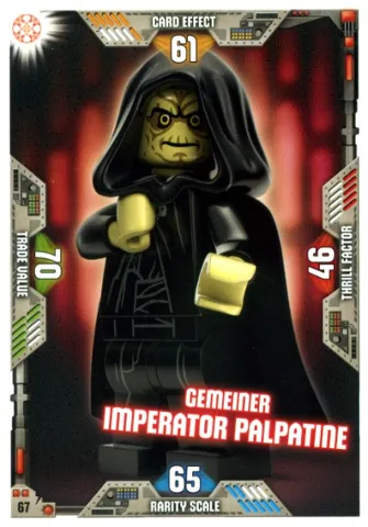 Star Wars Trading Card Game (German) Series 2 - # 67 Gemeiner Imperator Palpatine