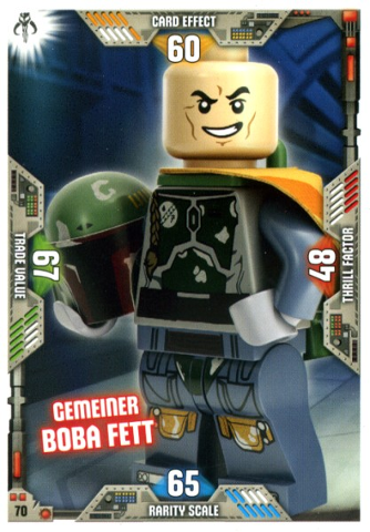 Star Wars Trading Card Game (German) Series 2 - # 70 Gemeiner Boba Fett