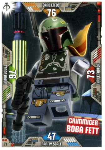 Star Wars Trading Card Game (German) Series 2 - # 71 Grimmiger Boba Fett
