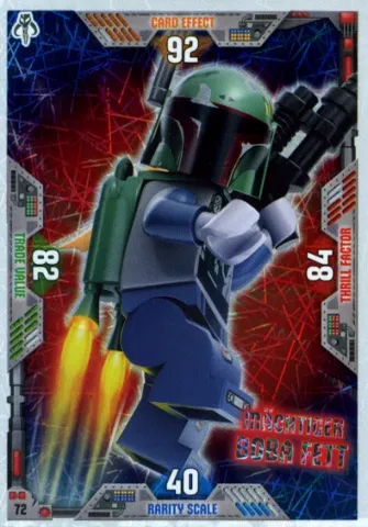 Star Wars Trading Card Game (German) Series 2 - # 72 Mächtiger Boba Fett