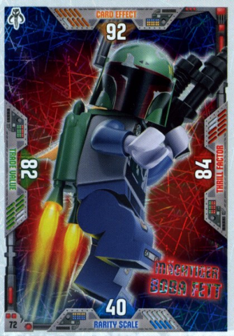 Star Wars Trading Card Game (German) Series 2 - # 72 Mächtiger Boba Fett