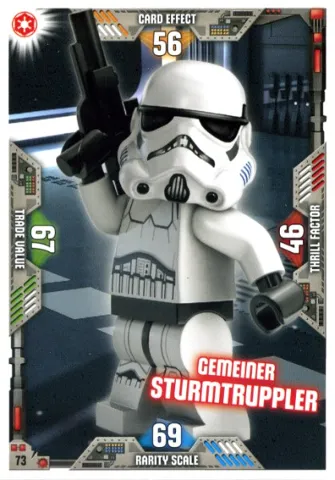 Star Wars Trading Card Game (German) Series 2 - # 73 Gemeiner Sturmtruppler