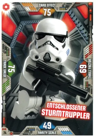 Star Wars Trading Card Game (German) Series 2 - # 74 Entschlossener Sturmtruppler