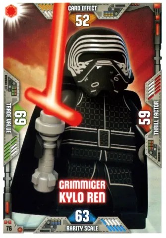 Star Wars Trading Card Game (German) Series 2 - # 76 Grimmiger Kylo Ren