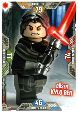 Star Wars Trading Card Game (German) Series 2 - # 77 Böser Kylo Ren