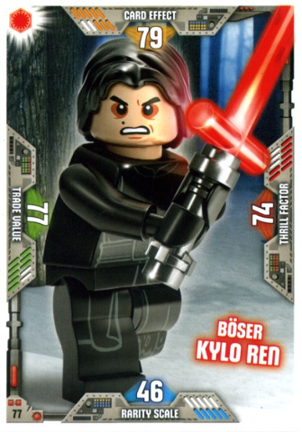 Star Wars Trading Card Game (German) Series 2 - # 77 Böser Kylo Ren