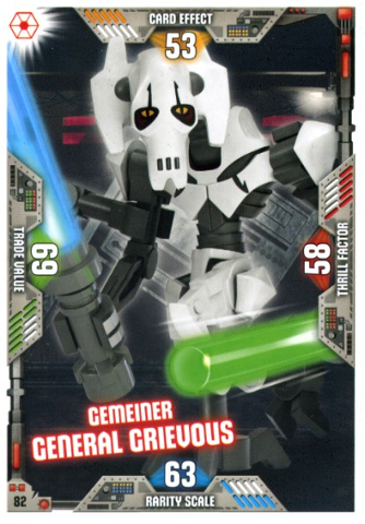 Star Wars Trading Card Game (German) Series 2 - # 82 Gemeiner General Grievous