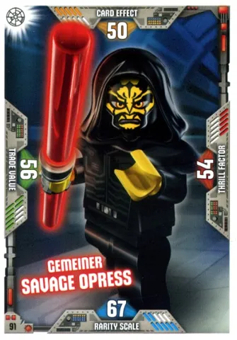 Star Wars Trading Card Game (German) Series 2 - # 91 Gemeiner Savage Opress