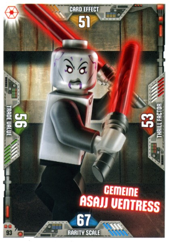 Star Wars Trading Card Game (German) Series 2 - # 93 Gemeine Asajj Ventress