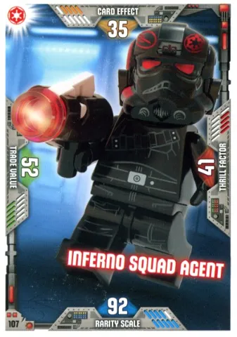 Star Wars Trading Card Game (German) Series 2 - # 107 Inferno Squad Agent