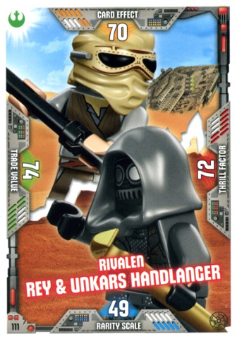 Star Wars Trading Card Game (German) Series 2 - # 111 Rivalen Rey & Unkars Handlanger
